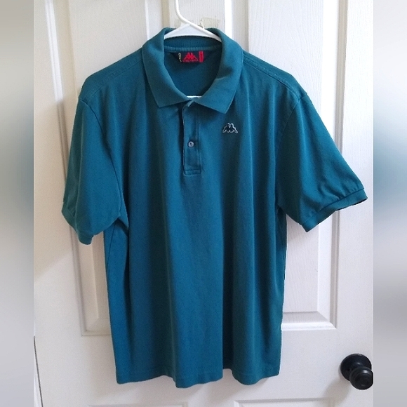 Kappa Green/Blue Polo - Picture 1 of 3